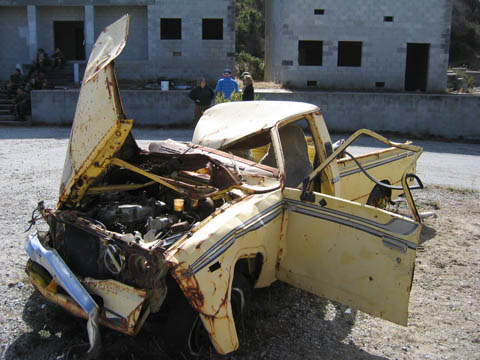The Impossible City - wrecked car